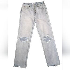 BNOT Pistola light wash wide leg jeans